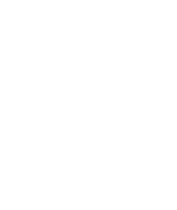 The image features a black background with a white crest or emblem that includes a stylized plant or flame above a book and a bowl or basin. Symbols are enclosed within a circular border.