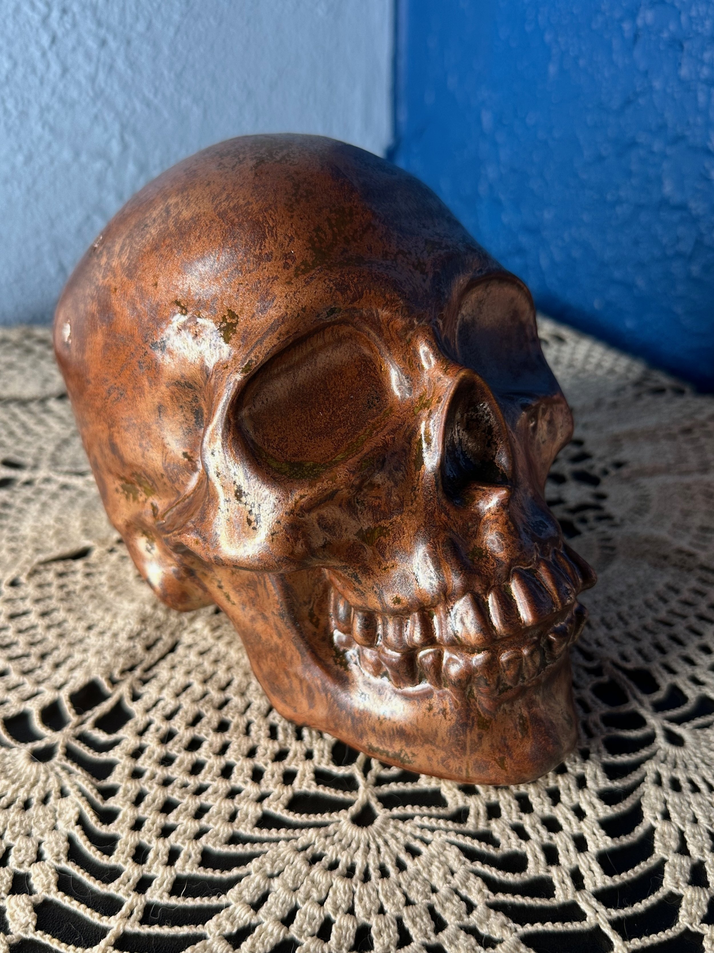 Ancient Copper Skull