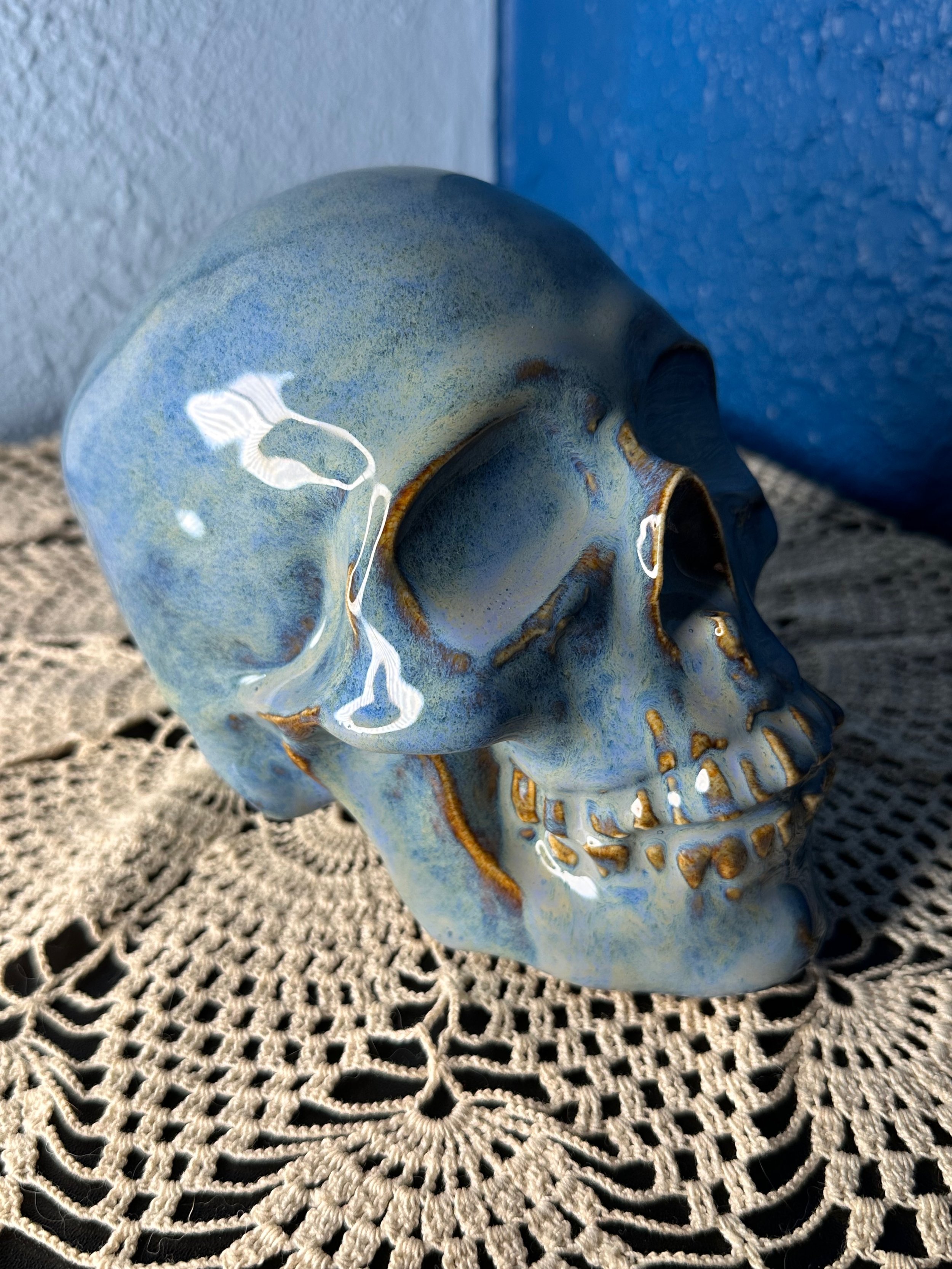 Sky Blue Skull