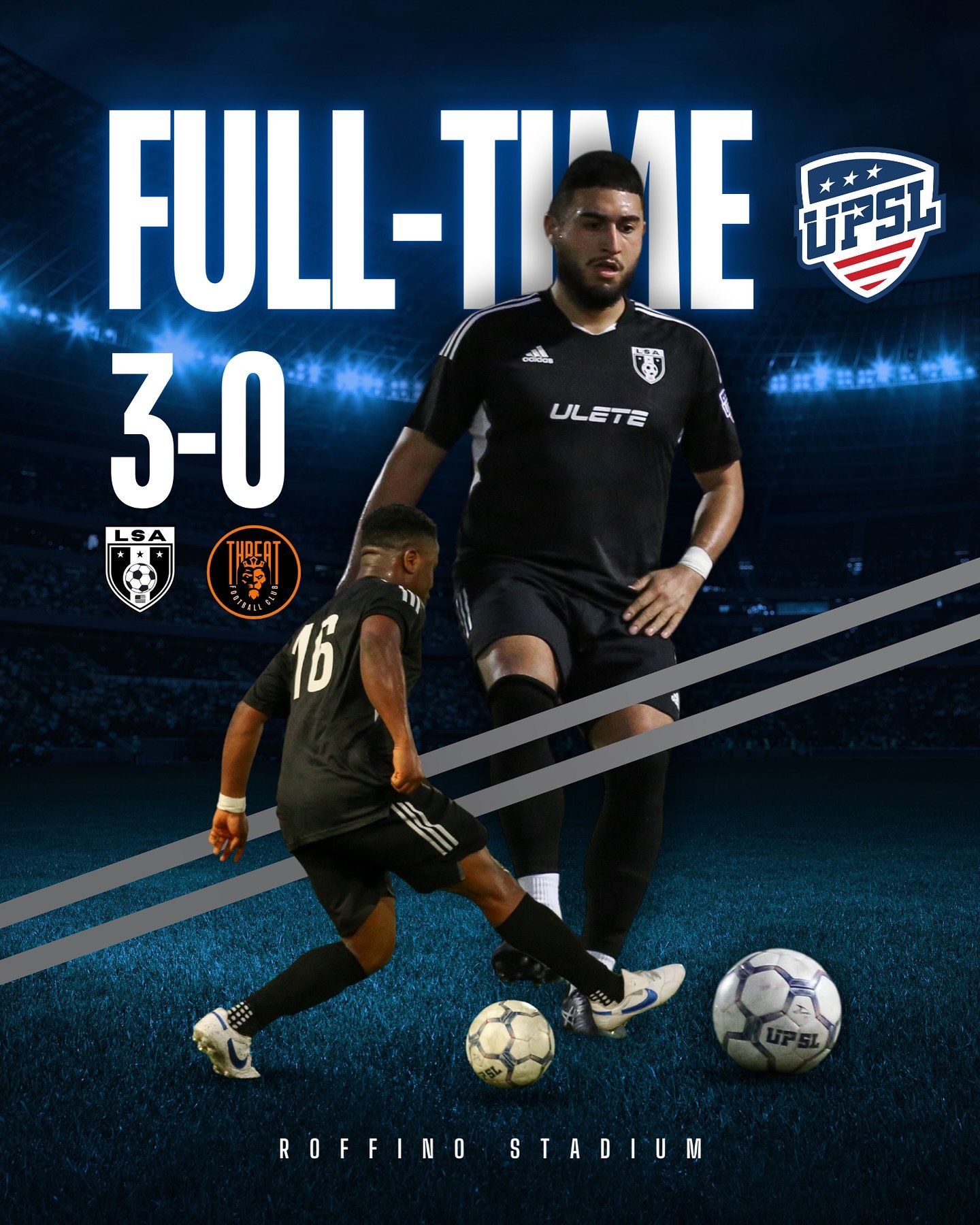 UPSL MATCH | LSA 3 x 0 @threatfc 

Our team continues to work hard to achieve results like this, always with respect for our opponents and without any form of disrespect. We maintain our professionalism and stay focused on moving forward 

Tobi⚽️ Kel