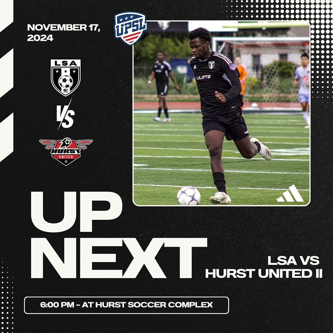 UPSL Division 1 Week 10 

Last game of the Regular season ⚽️

Our LSA squad keeps working hard to finish the season strong. 

@upsltexas