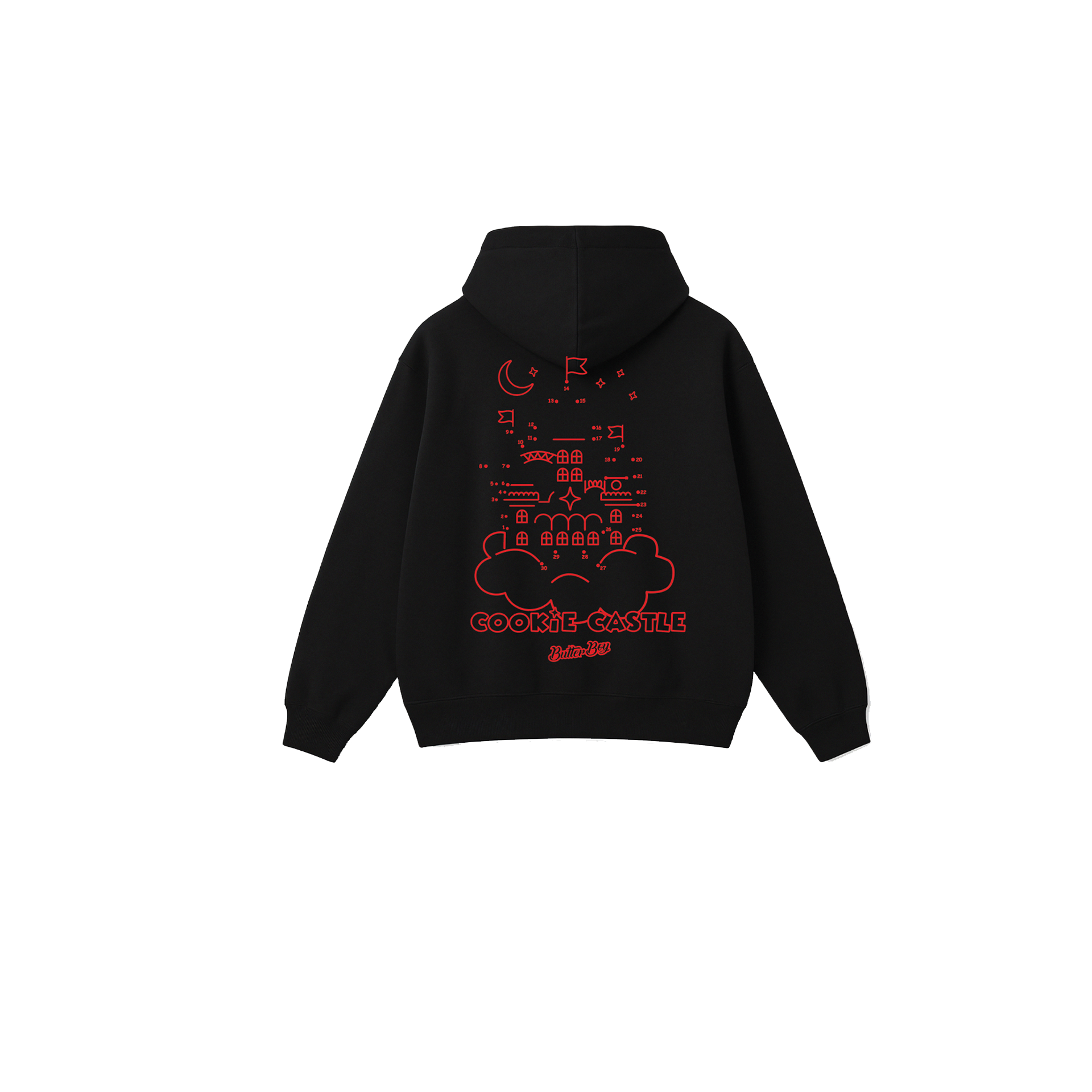 ONCE UPON A WINTERTIME BLACK HOODIE