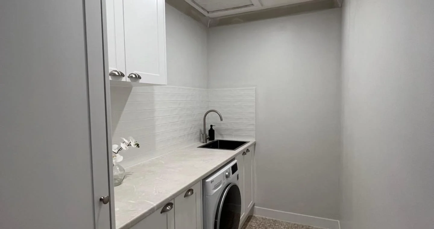 ⚡️ARE YOU IN NEED OF A LOCAL AND AFFORDALE ELECTRICIAN⁉️ 

Check out this laundry renovation for some inspo on what you could have done in your home 🏡 

We offer a wide range of services and pride ourselves in completing them professionally, efficie