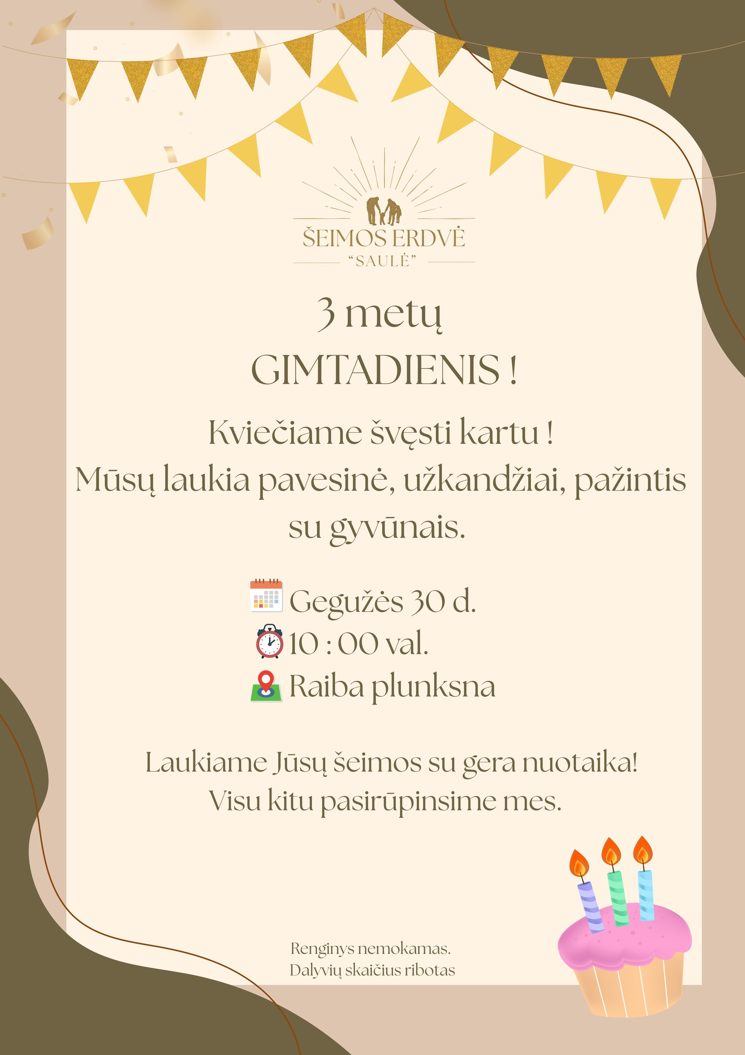 Saulės 3-čiasis gimtadienis