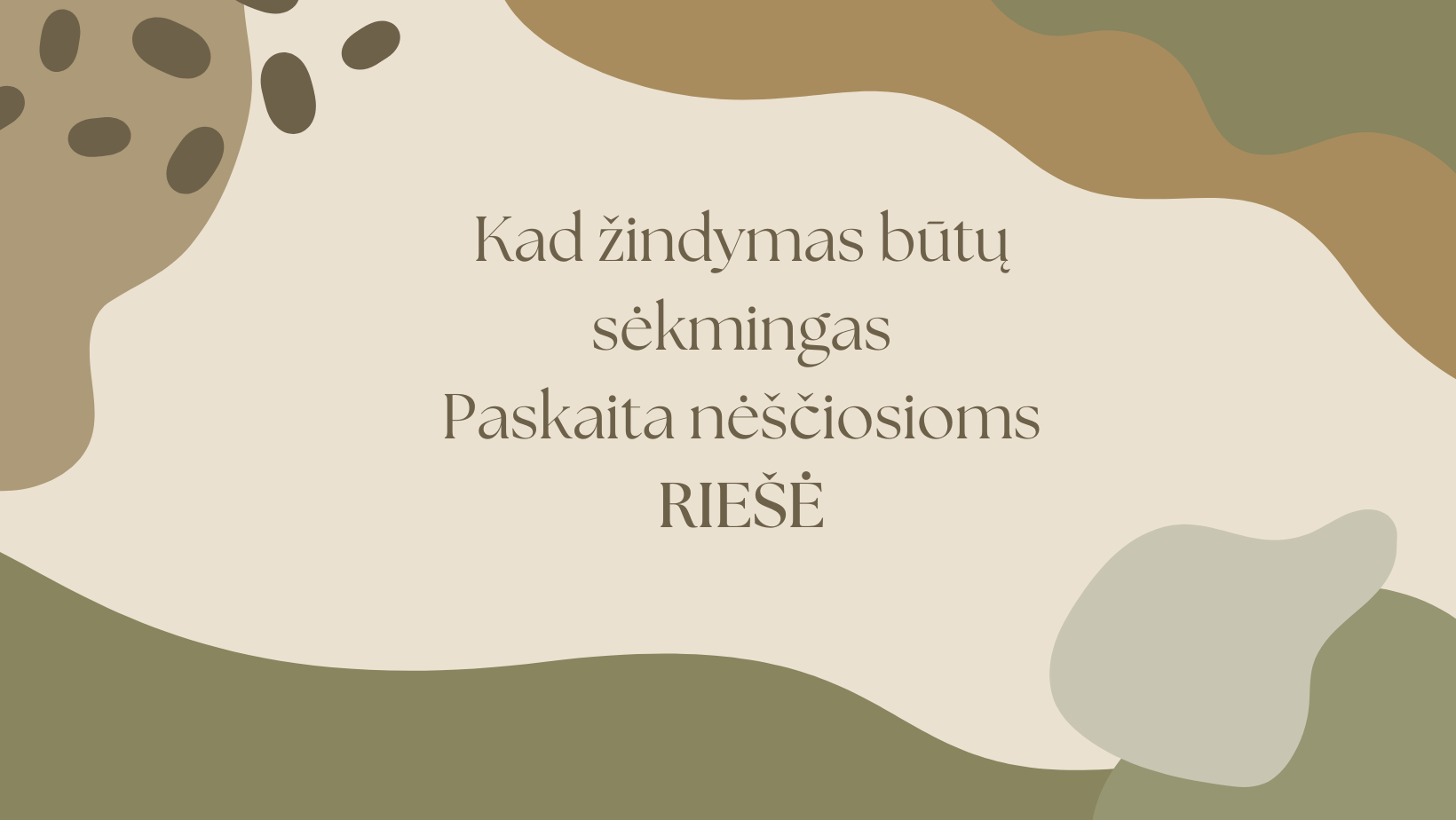 Kad žindymas būtų sėkmingas | Paskaita besilaukiančioms šeimoms | Riešė