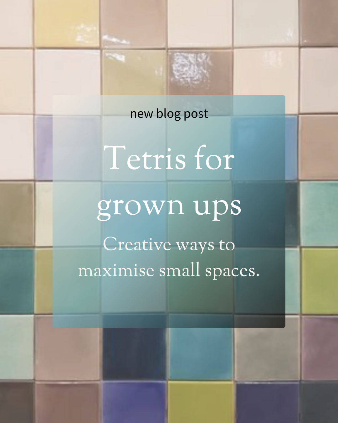 Tetris for grown ups