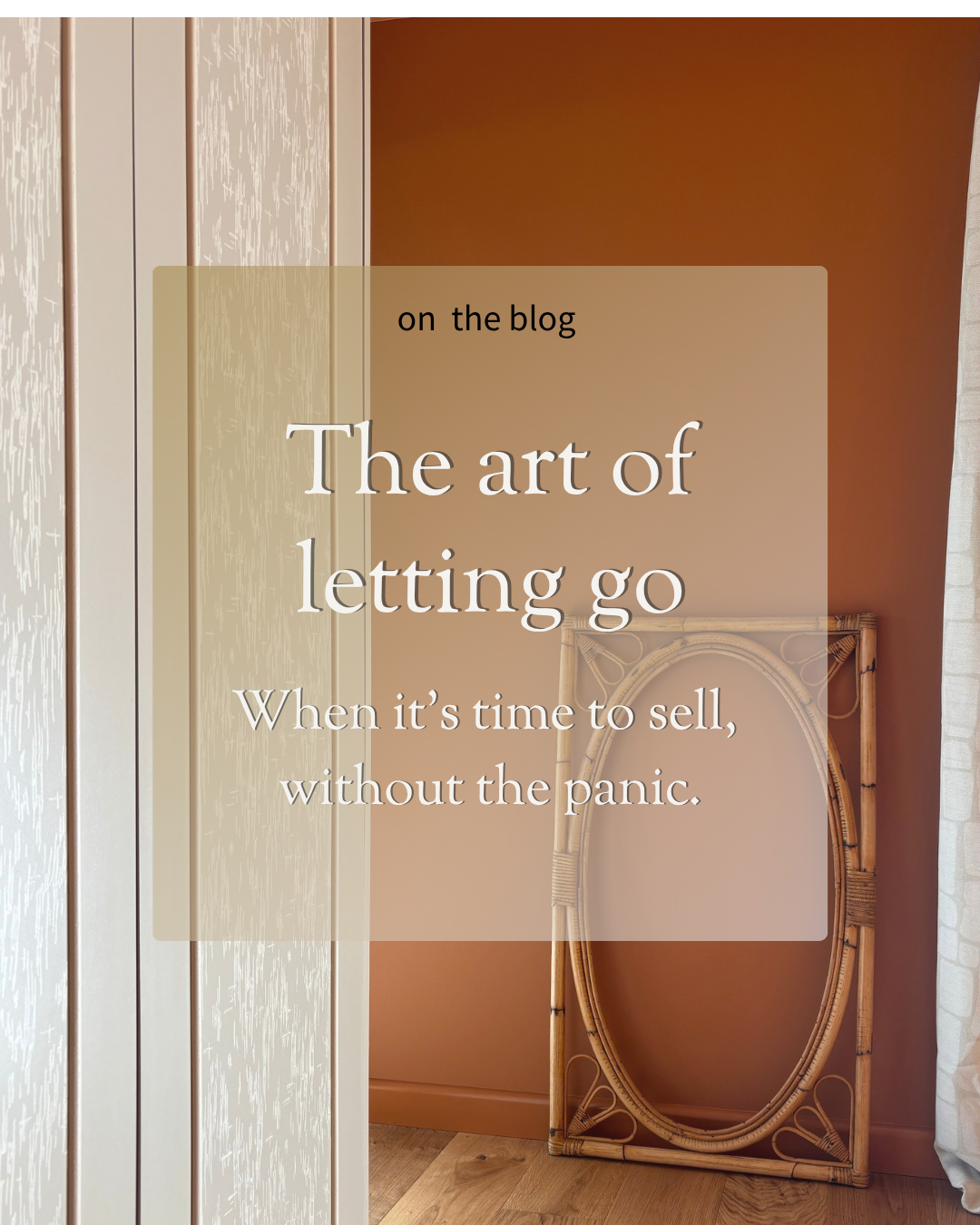 The art of letting go