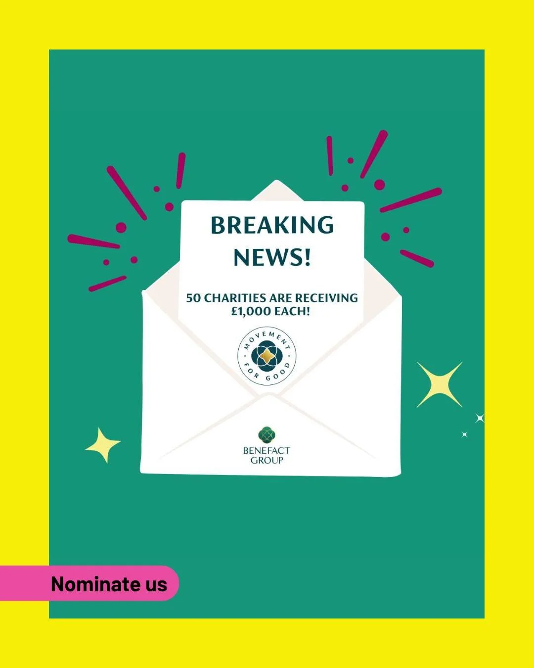 Help INK Festival be part of the Movement for #LinkInBio

The Benefact Group is giving over &pound;1 million to charities and good causes in 2025, and your nomination can help us be one of them. Nominate INK Festival and support the celebration of di