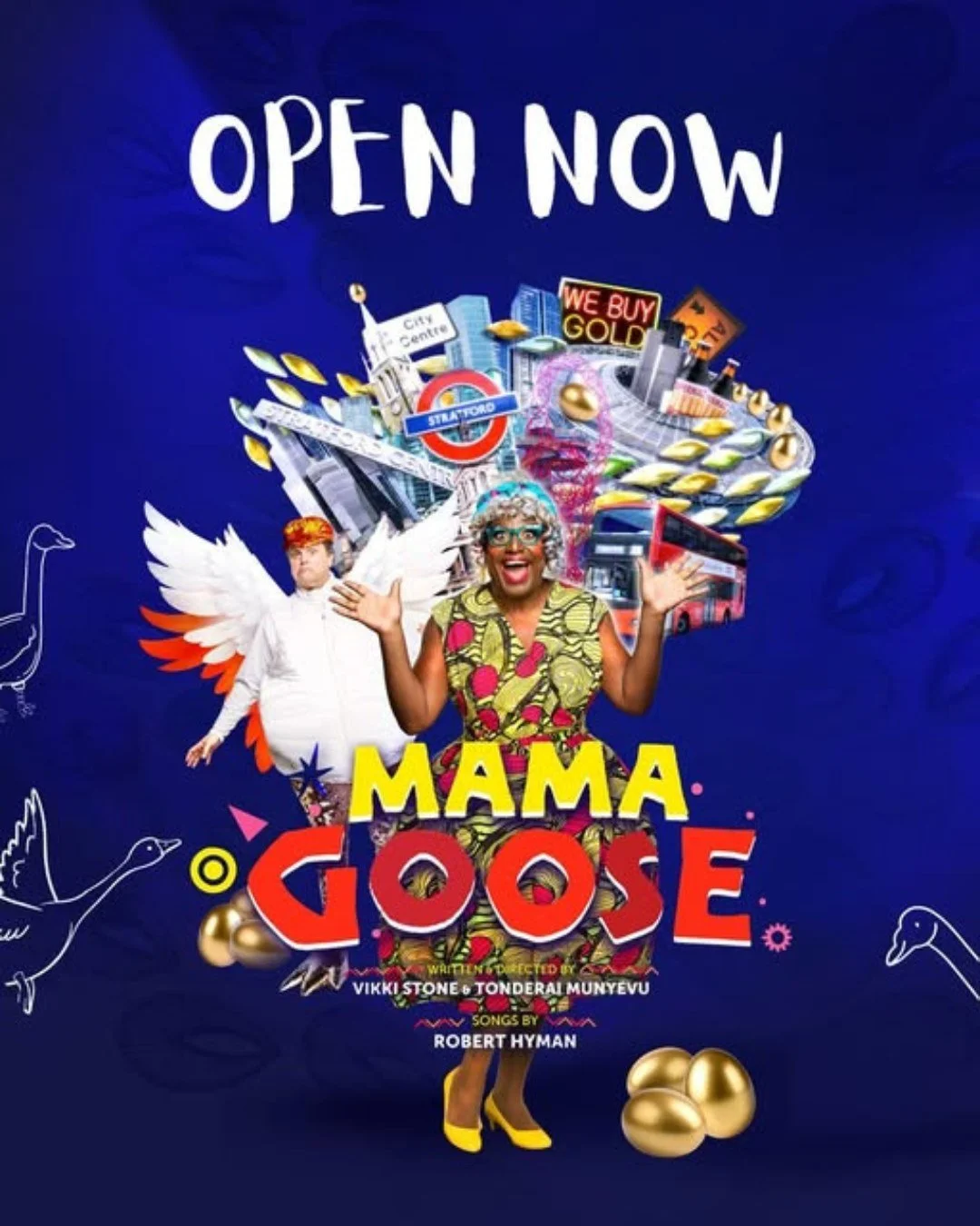 Join local lass Mama Goose and her magical golden-egg-laying goose in @stratford_east this holiday season.

INK friend @charlielesliecameron will be starring in this East London twist on the classic fairy tale, full of laughs, magic, and mischief. Do