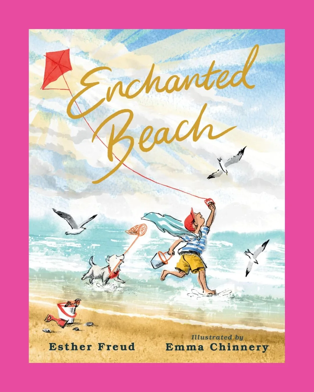 Esther Freud and Emma Chinnery -ENCHANTED BEACH
How to make a picture book
Sunday 19 April 13:30&ndash;14:15 @halesworthbookshop 

Meet the illustrator and author for a draw-along of the little dog and reading from Enchanted Beach, with both writer @