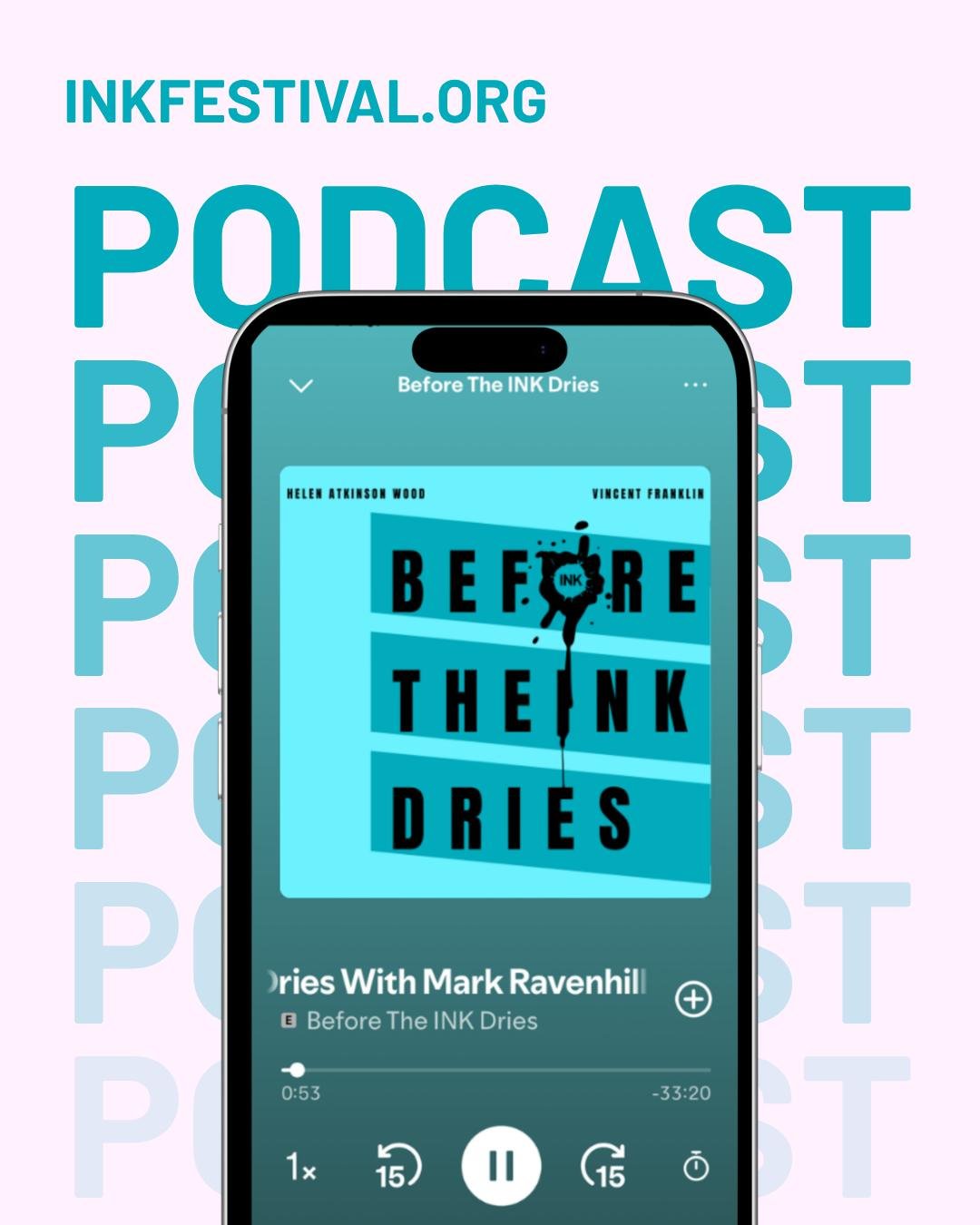 Catch our brand new podcast - Search #BeforeTheINKDries

This week's guest is Rose Heiney (@roseheiney)

Presented by our Patron #HelenAtkinsonWood and Trustee @vincentfranklin, this is your chance to go behind the scenes, hear from leading voices an