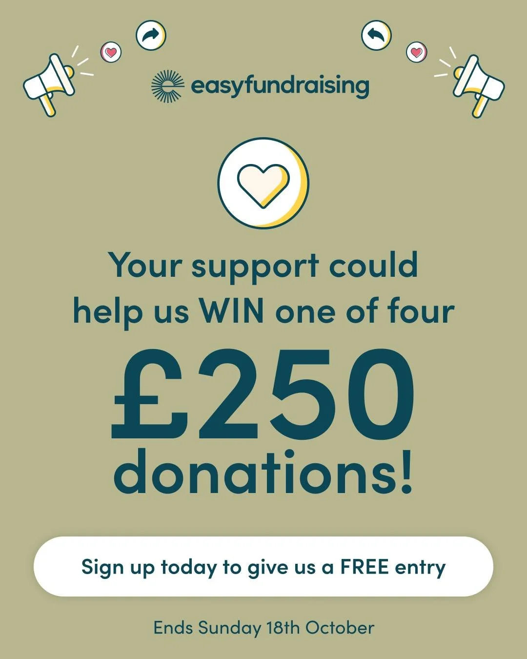 INK could win one of 4 x &pound;250 donations.

Support INK by activating a free donation each time you shop online - at no extra cost to you. Join as a supporter this week and INK goes into a draw to WIN a &pound;250 donation in the second week of o