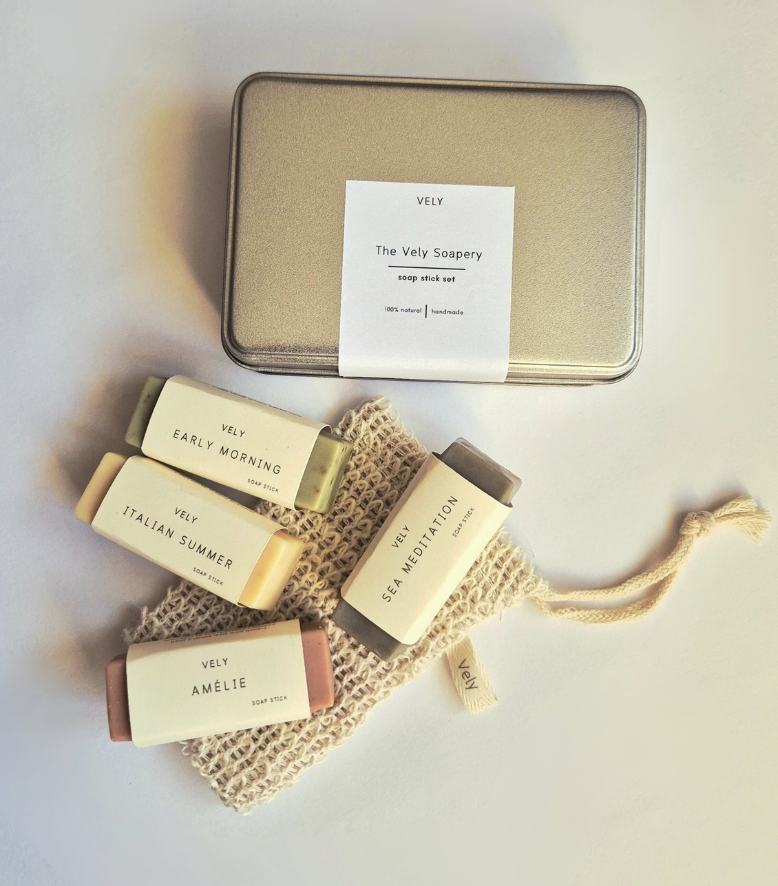 The Vely Soapery - Natural Handmade Guest Soap Set