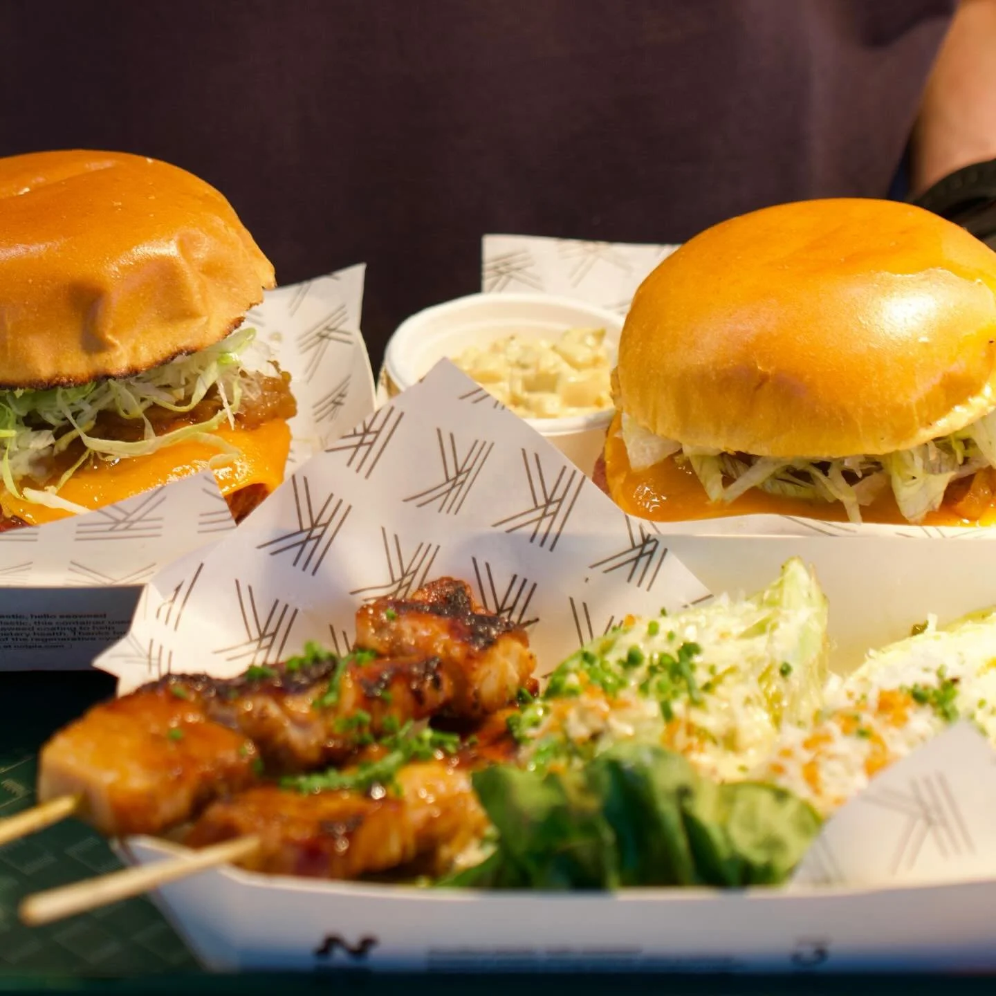 Thanks everyone for coming out for street food yesterday! 
We&rsquo;re back today with some classics: steak frites, cheeseburger, lemon chicken, scallops, bone marrow, lemon meringue pie or honey financier.

Great food, drinks &amp; live music on ton