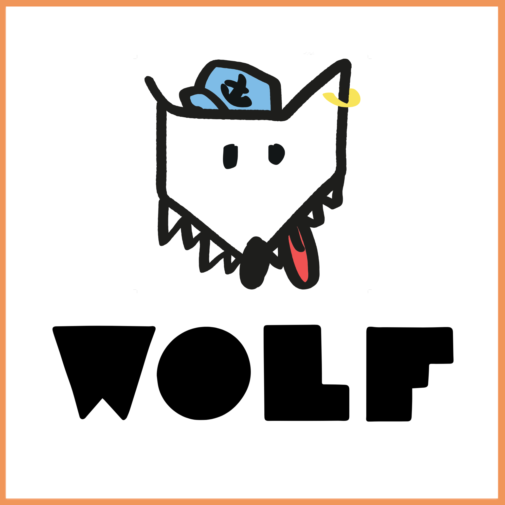 Wolf Sharing Food Market