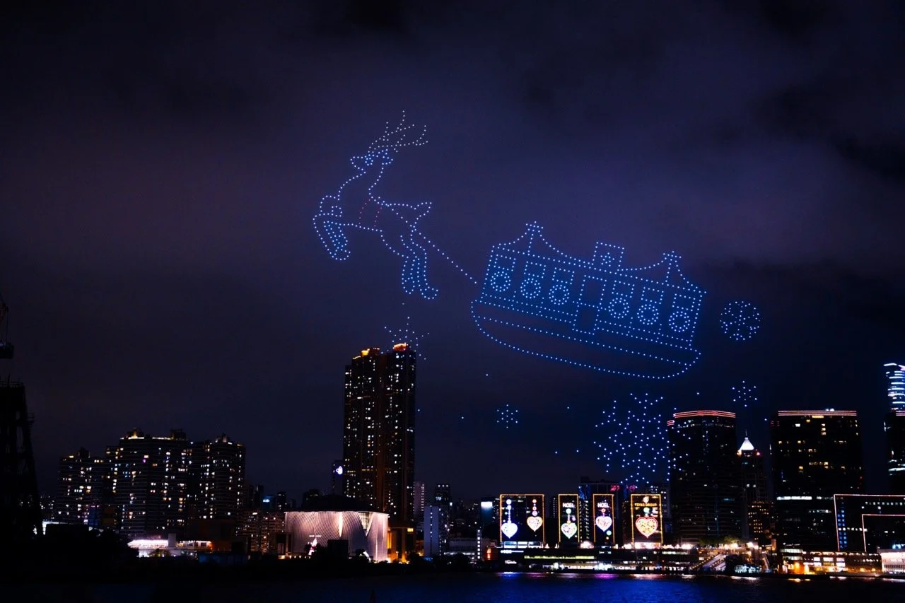 2025 香港無人機表演|震撼燈光秀登場,錯過就後悔