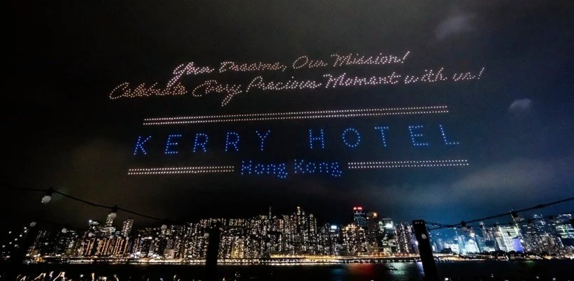 When the Sky Becomes the Stage: OWOWWW x Kerry Hotel Launch Spectacular Drone Shows in Hong Kong