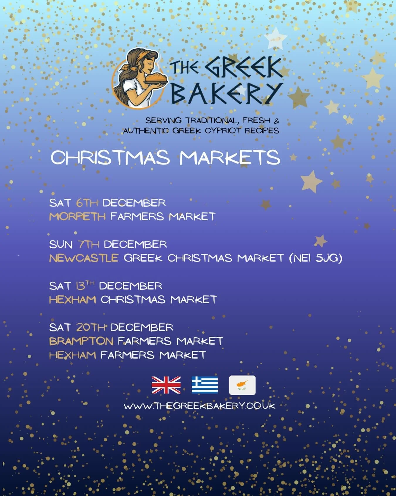 See you in Morpeth tomorrow. #christmasmarkets #morpeth #uk