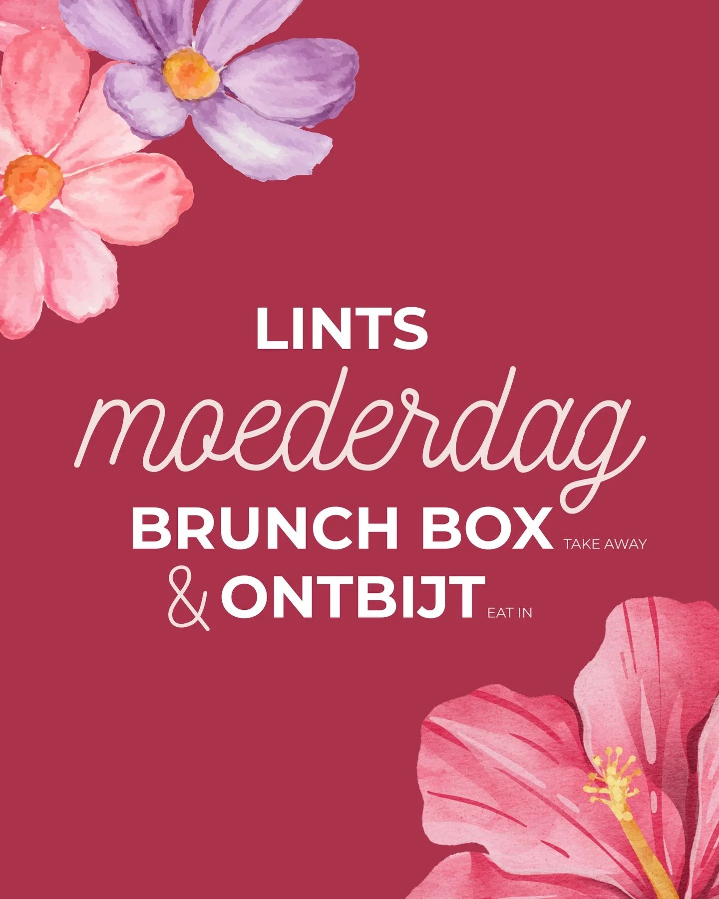 Laatste kans om je Moederdag brunch box te bestellen 🙏🏼