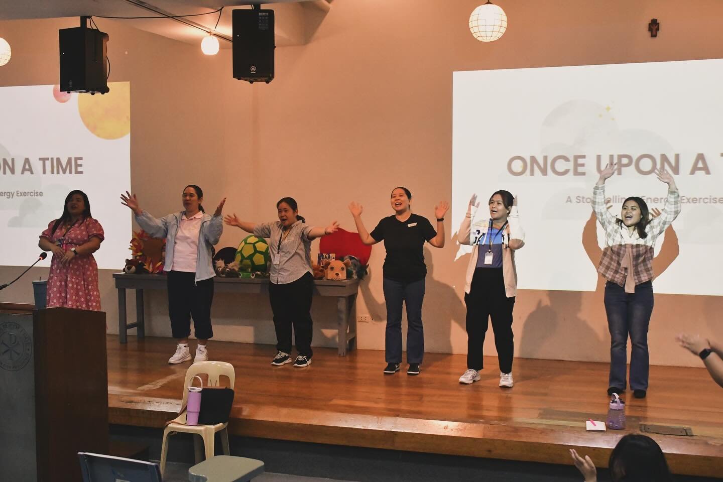 It all started when a teacher approached us after a storytelling session to ask, &ldquo;Can you teach us how to tell stories as energetically as you do?&rdquo;

We began to offer short storytelling workshops and talks for both students and parents. I