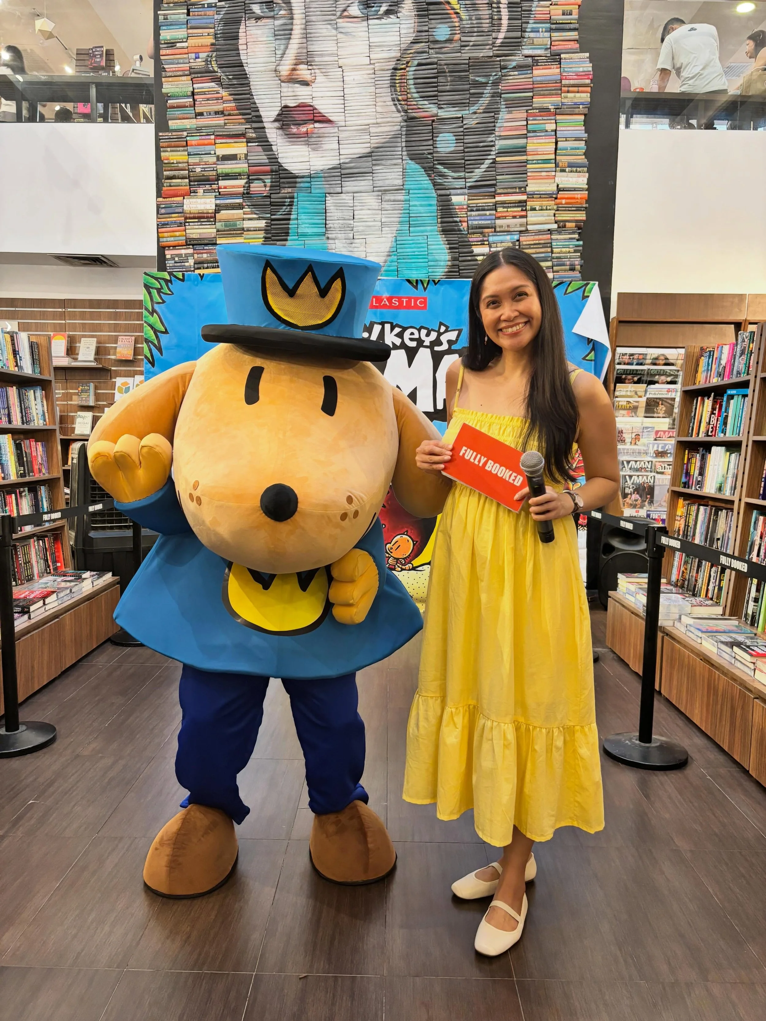 I was so thrilled to host the Dog Man Meet and Greet at @_fullybooked BGC today. I got to meet young bookworm fans, see them groove and hug and high five their hero, and hear about how Dog Man made a difference in their lives. They told me how Dog Ma