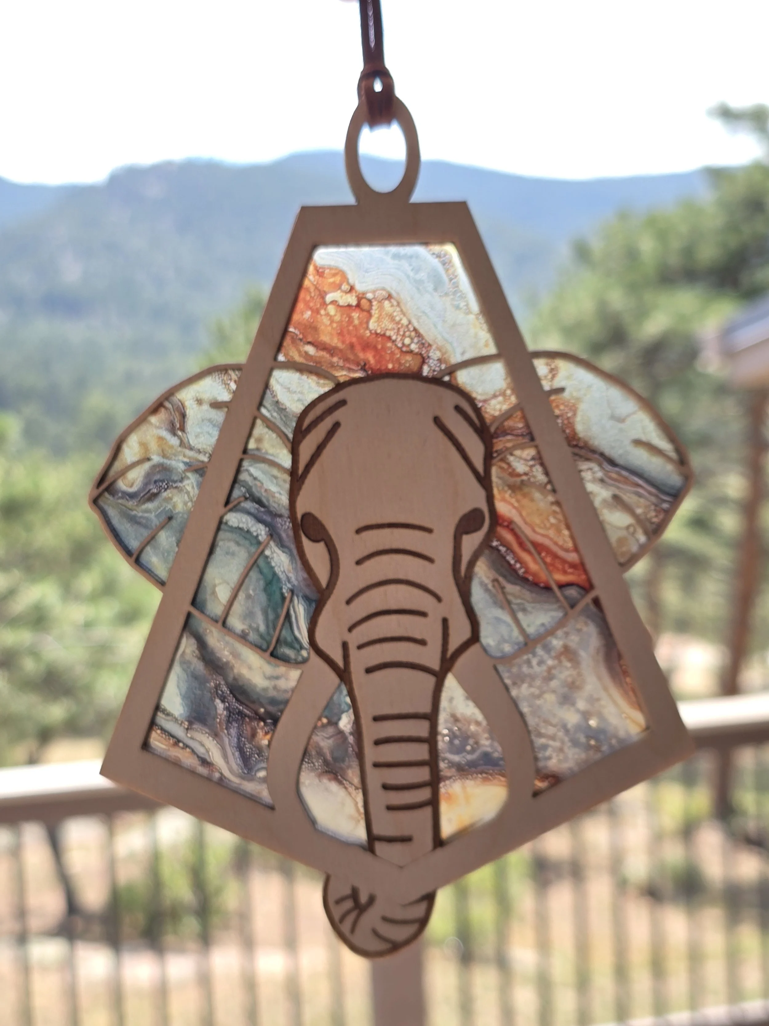 Elephant Suncatcher