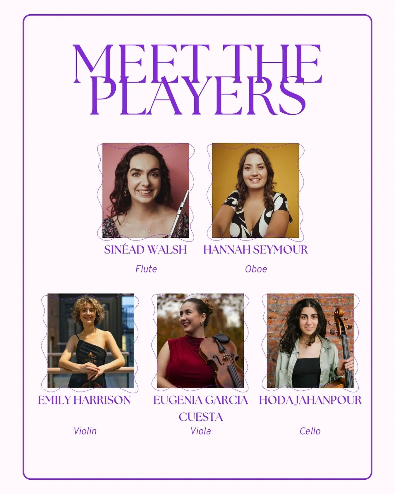 Introducing the OpusHER performers! 👋

We are thrilled to have Emily, Eugenia, and Hoda joining us on the EMPOWER 2026 UK &amp; Ireland Tour, to perform the commission by the OpusHER 25/26 winner! 🎶

Read more about all them below ⬇️ 

Emily Harris