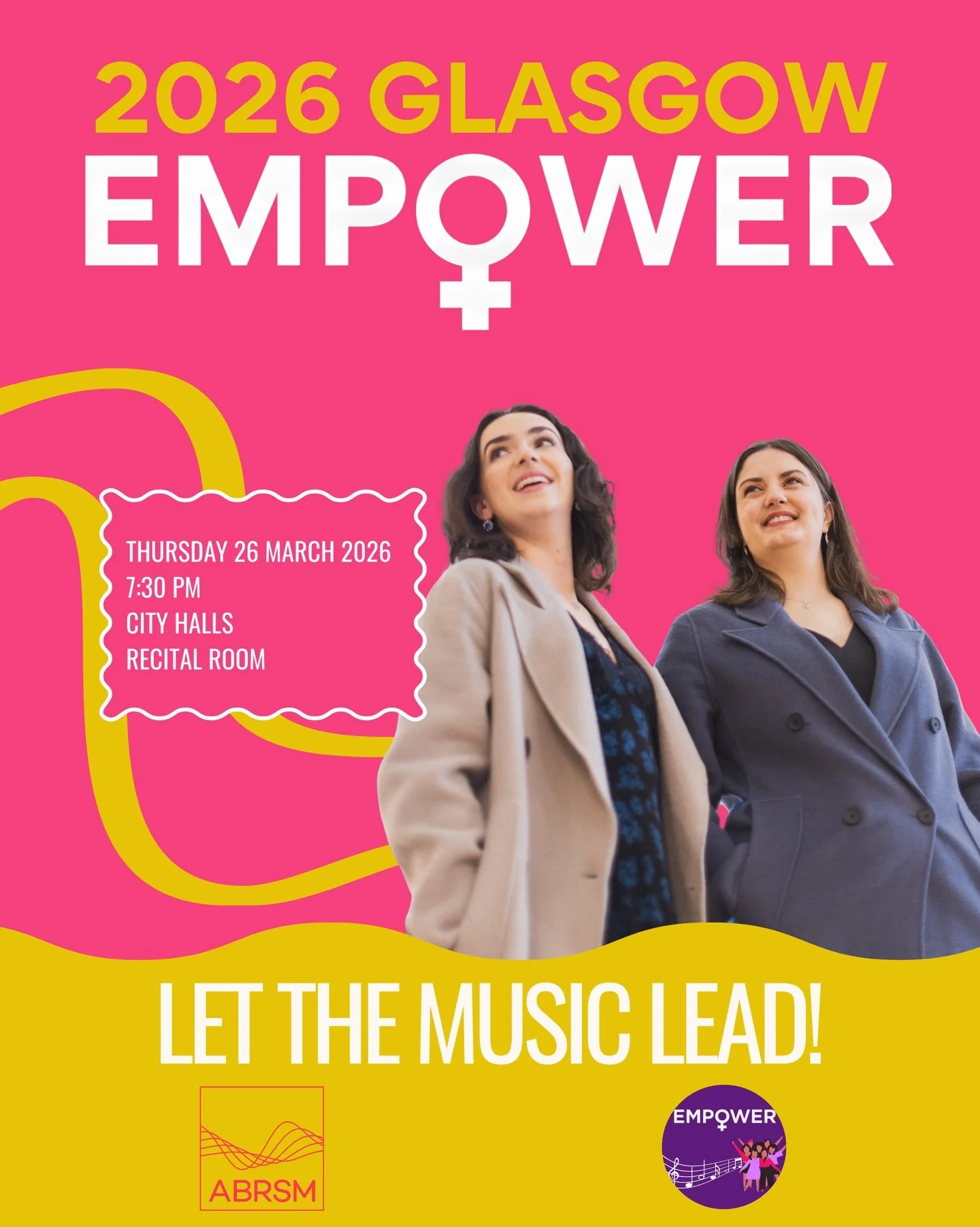 ✨ We are thrilled to invite you to experience the EMPOWER magic for our first ever event in Scotland, at the City Halls Recital Room*, the fourth event of our fifth anniversary tour &lsquo;EMPOWER 2026: Let The Music Lead!&rsquo; 🎶💜

🏴󠁧󠁢󠁳󠁣󠁴󠁿