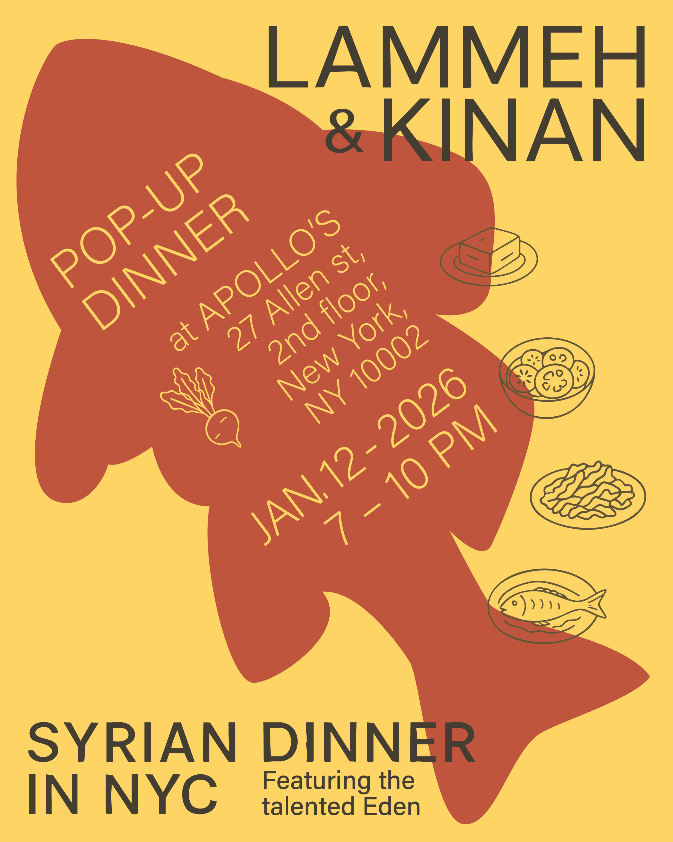 Lammeh x Kinan Syrian Dinner