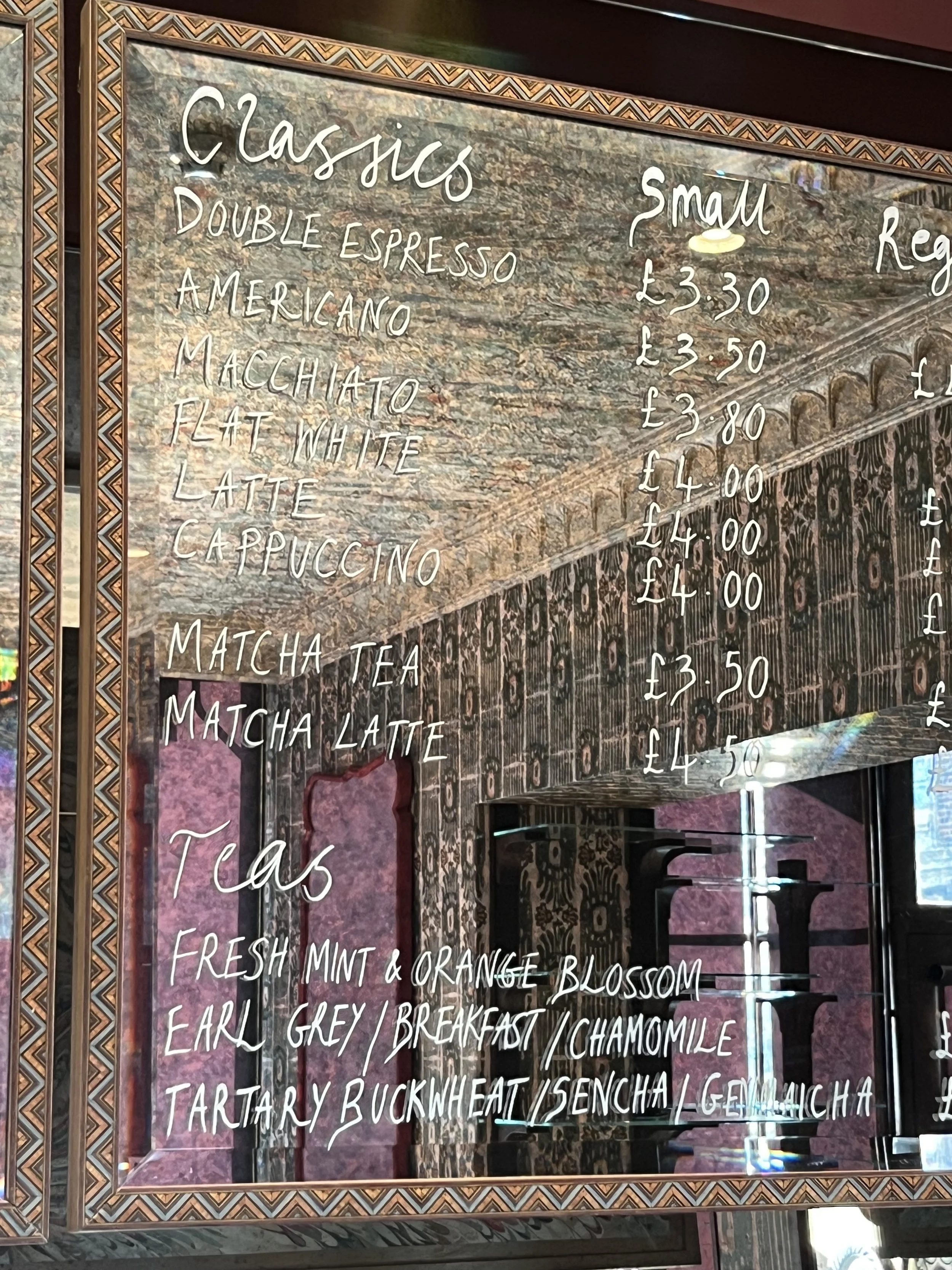 Bistrot Menu - Rosanna Bossom