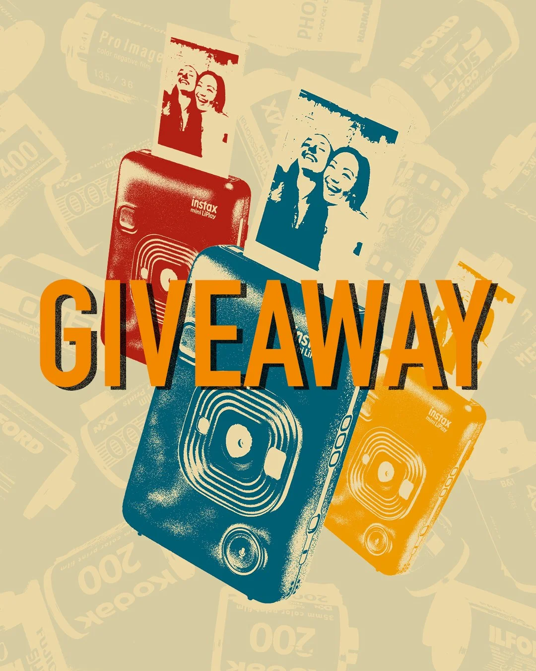 🎁WIN AN INSTAX LIPLAY 🎁

Winkel en lab slaan de handen terug in &eacute;&eacute;n! 
Wij @noordzee.film en @bubo_fillm_lab geven een Instax Mini Liplay weg! Een instant camera en printer in &eacute;&eacute;n. Perfect voor spontane momenten, feestjes