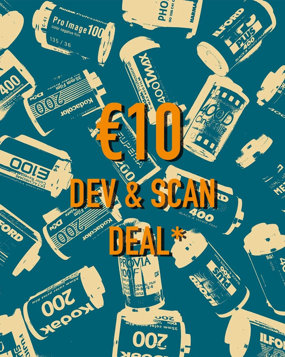🎞️ FILM DEAL 🎞️ 

*Bestellingen ontwikkeling + Scannen van C-41 en Black-and-white films zijn nu aan &euro;10. 

Op 25 December eindigt deze deal. Een leuk extraatje voor deze feestdagen 😉