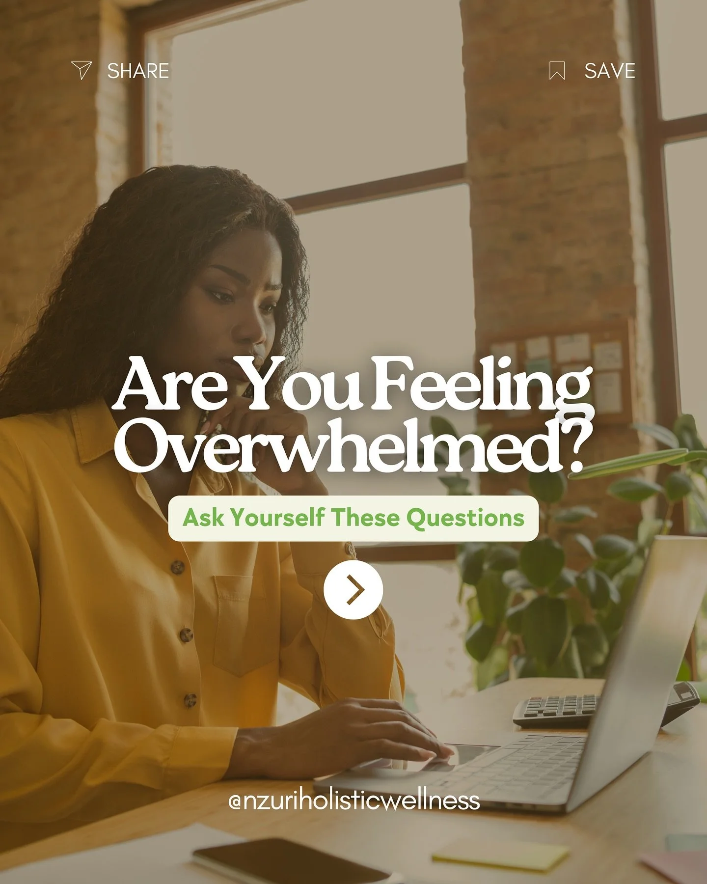 Overwhelmed, Sis? You&rsquo;re not alone. ✨

Life moves fast, and sometimes, it&rsquo;s hard to keep up. But being overwhelmed doesn&rsquo;t mean you&rsquo;re failing; it&rsquo;s a gentle reminder to pause and check in.

Take a moment and ask yoursel