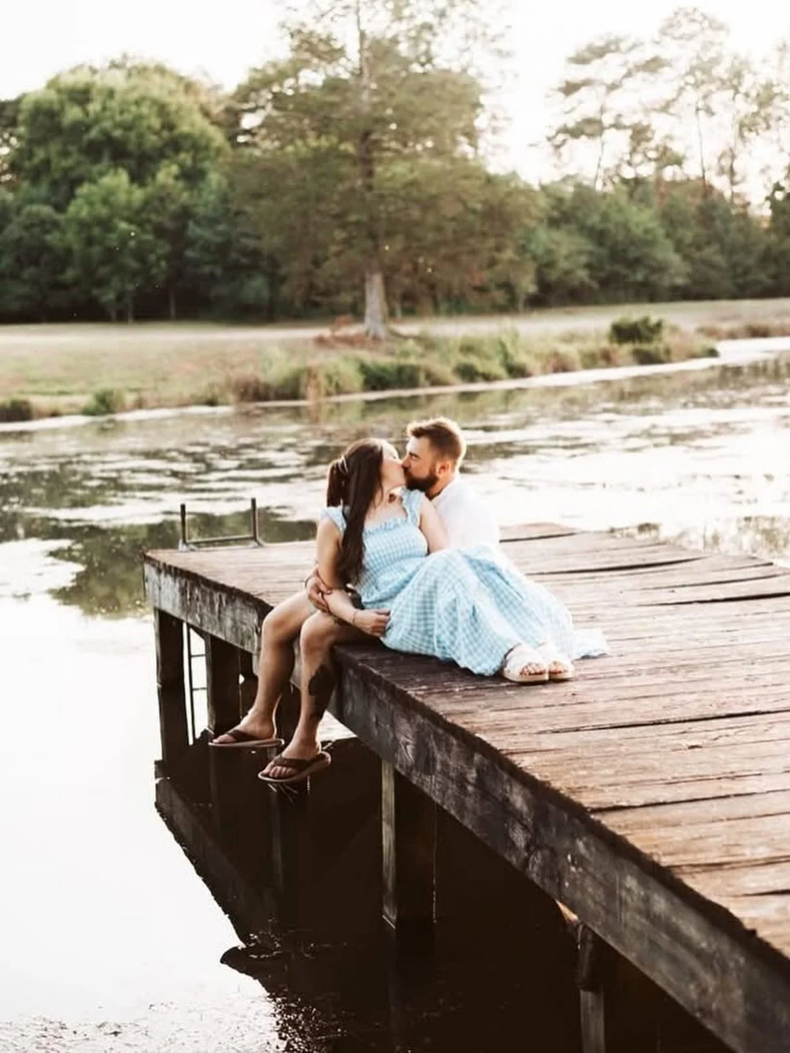 Our dock overlooking the five-acre lake is one of those spots. The light hits the water just right, the trees reflect like a painting, and suddenly everything feels a little softer. A little quieter. A little more magical.

Whether you&rsquo;re baref