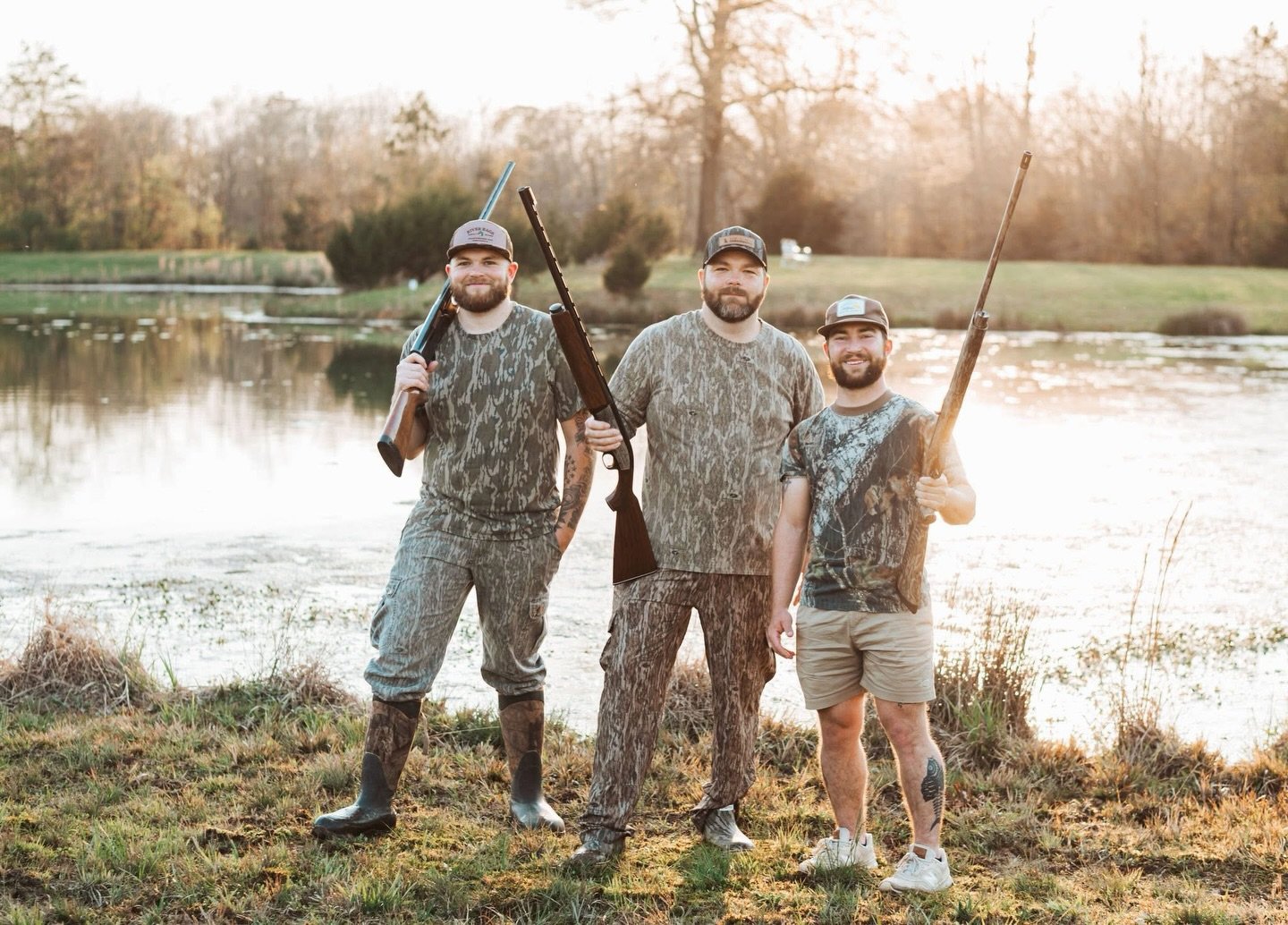 These duck hunting sessions were so fun and honestly could not have been more perfect right next to our five acre lake.

There is just something about this spot&hellip; the water, the open space, the way it all comes together on camera. It makes ever