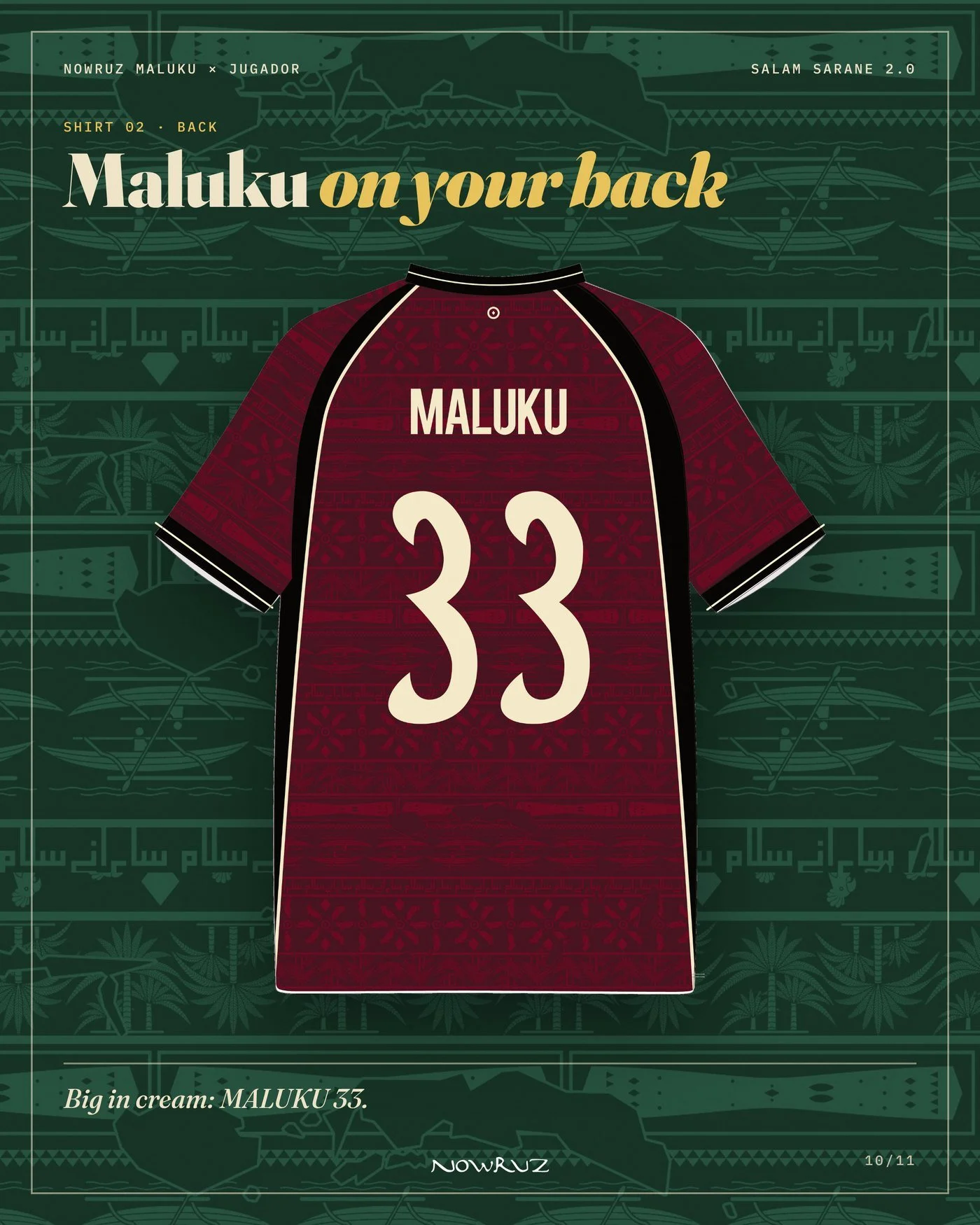 The red shirt, back, MALUKU 33