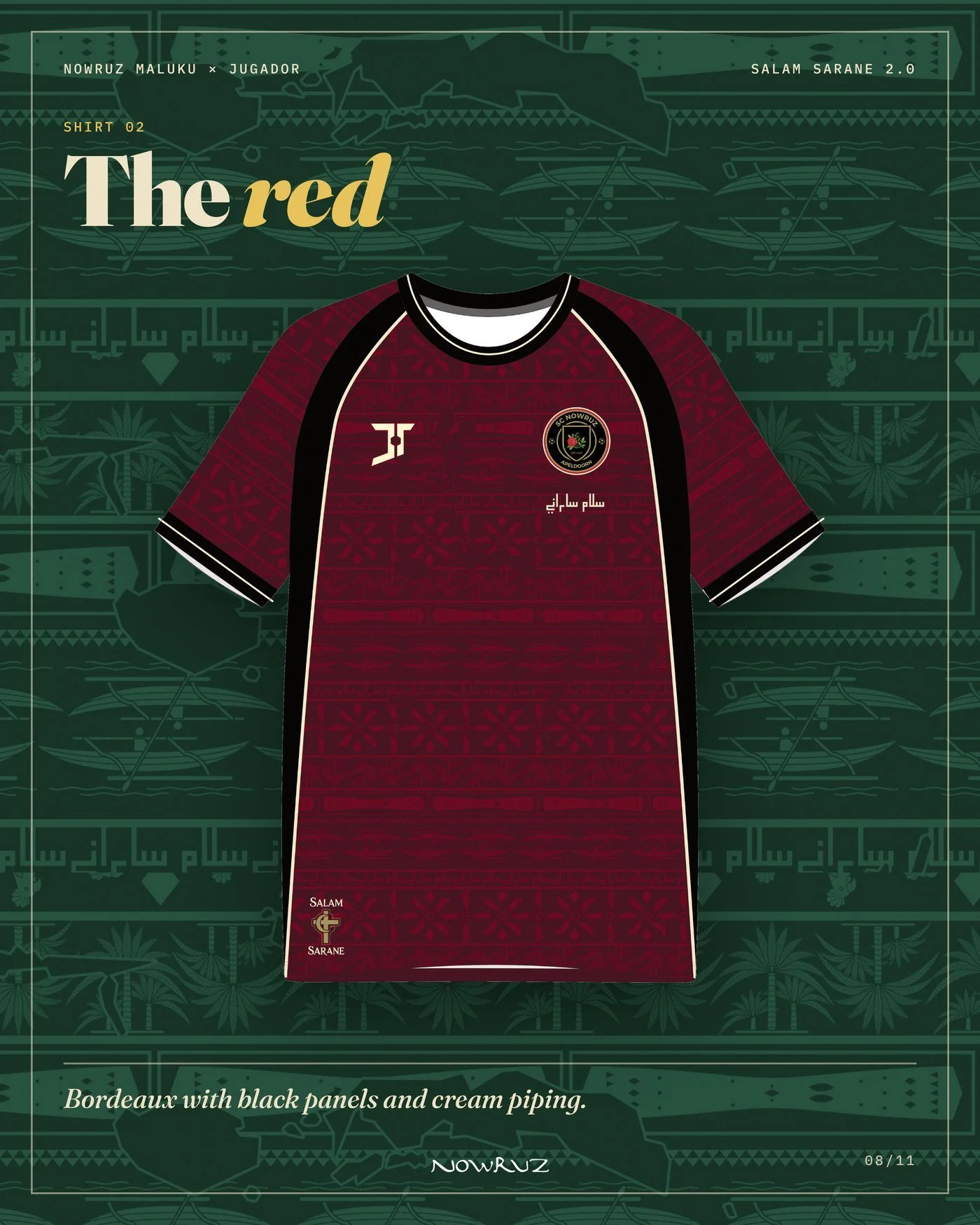 The red shirt, front
