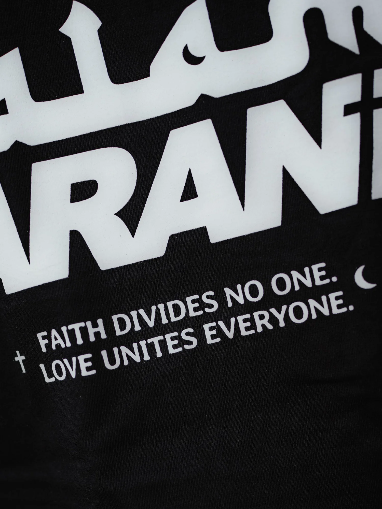 Faith divides no one. Love unites everyone.