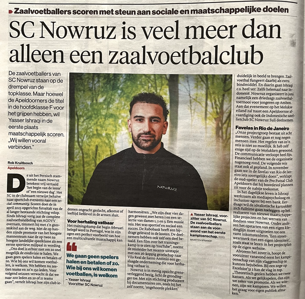 SC Nowruz in De Stentor