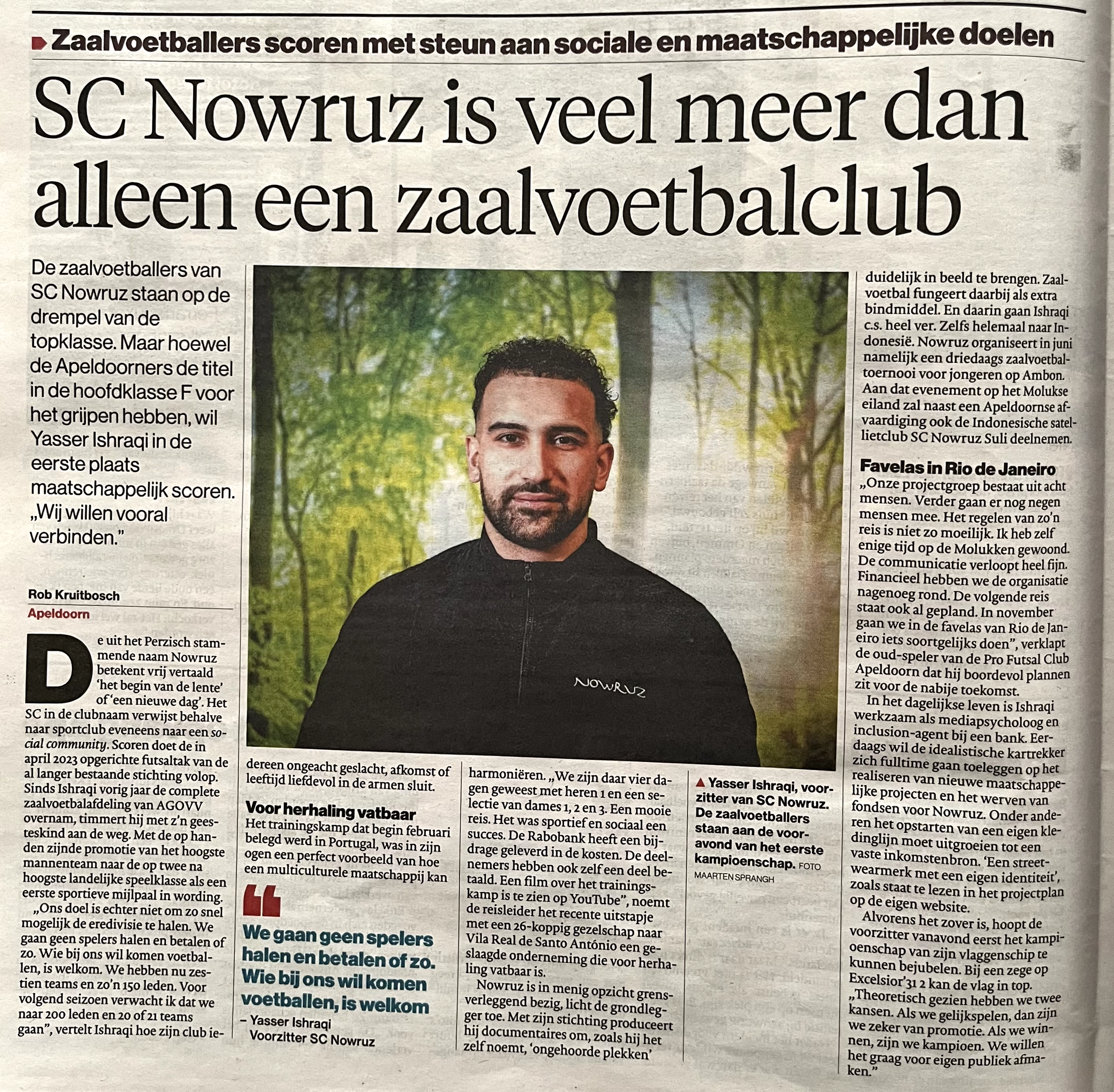 SC Nowruz in De Stentor