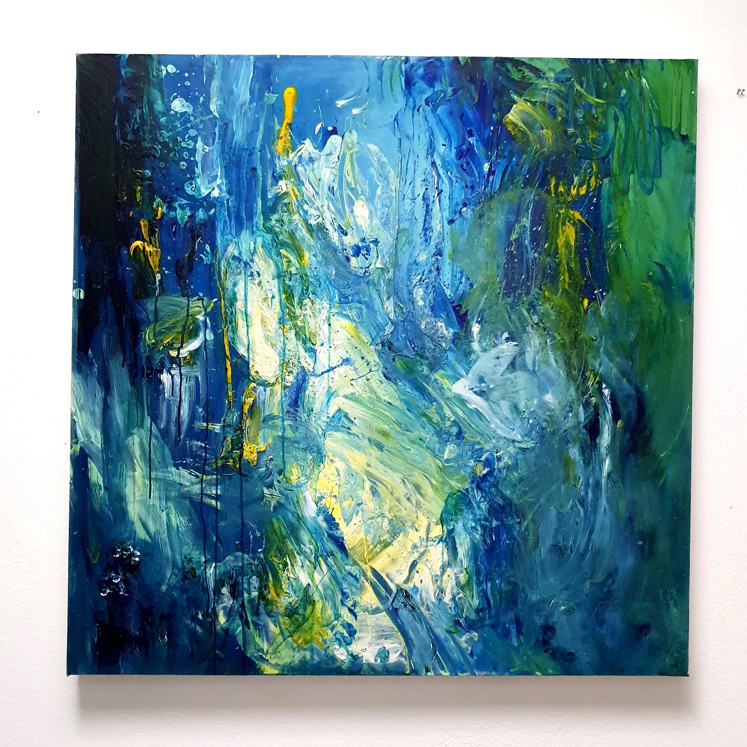    Cascade           Acrylic on Canvas   100cm x 100cm 