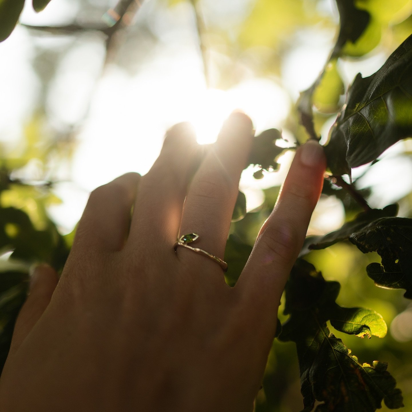 💫14K gold and ❇️Green tourmaline
the 🌱Spring🌱ring
The ring is made from the mold of a real branch! The stone sits right were a little leaf bud was growing in the spring 😍 wear the beauty of nature in materials that last a life time.
#goldand