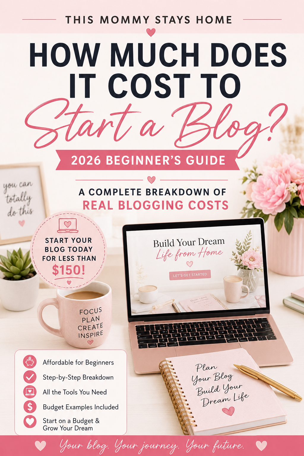 How Much Does It Cost to Start a Blog? (2026 Beginner's Guide)