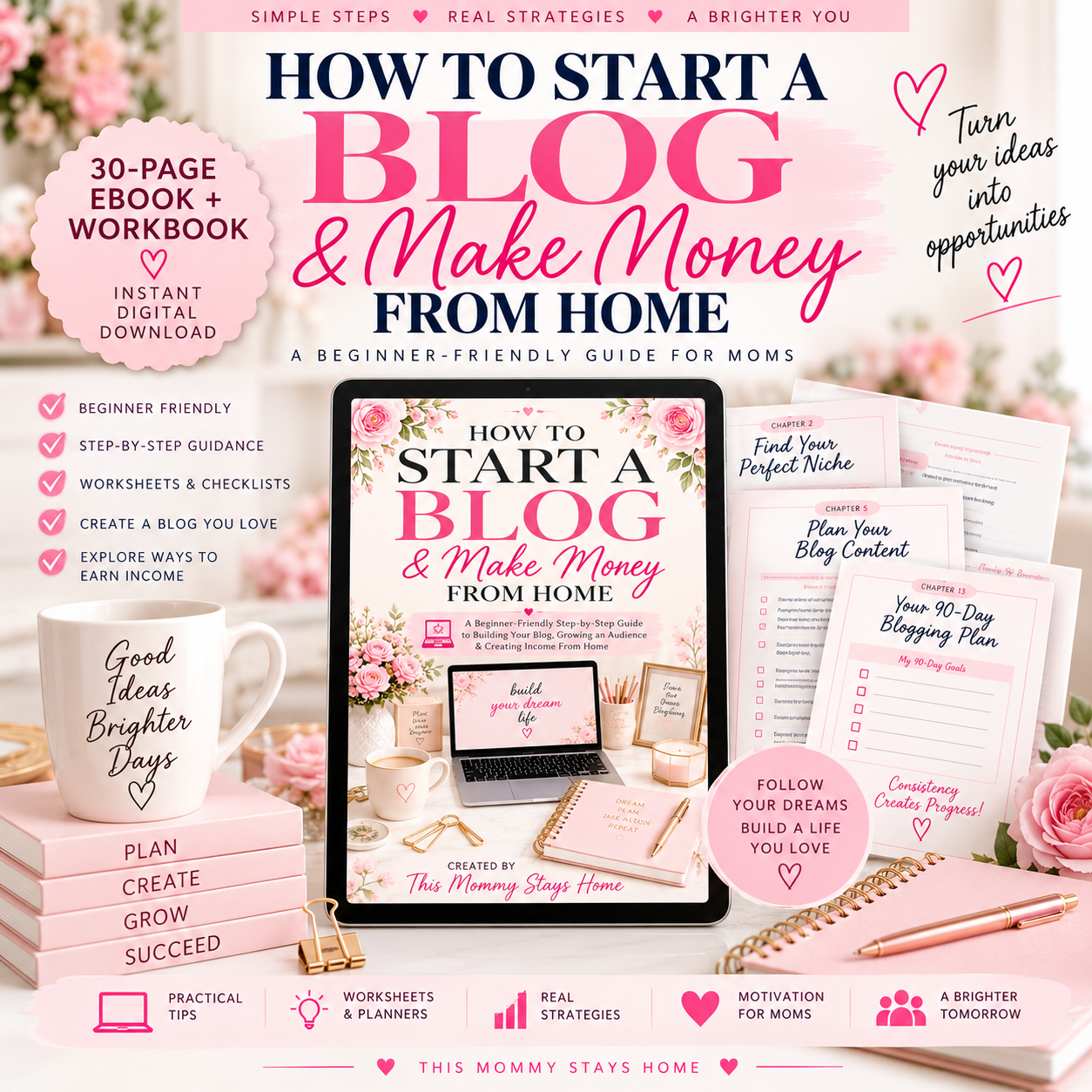 How to Start a Blog & Make Money From Home
