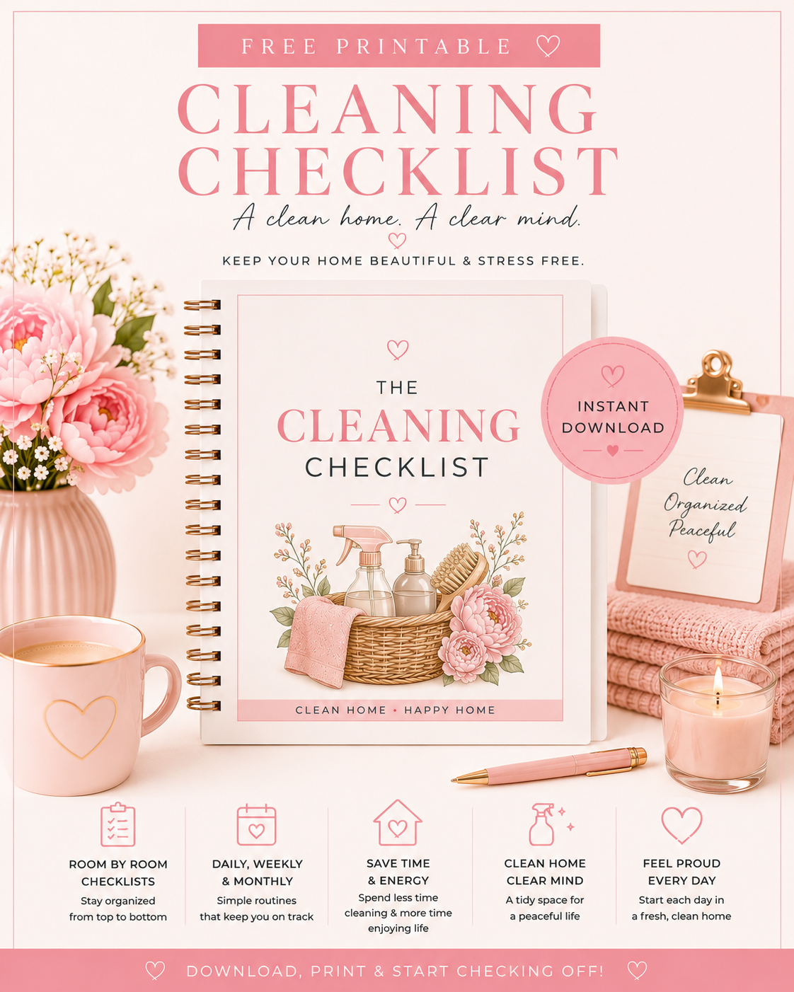 The Cleaning Checklist That Makes Keeping Your Home Simple
