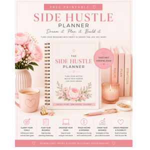 Side Hustle Planner: The Simple Way to Turn Your Ideas Into Income