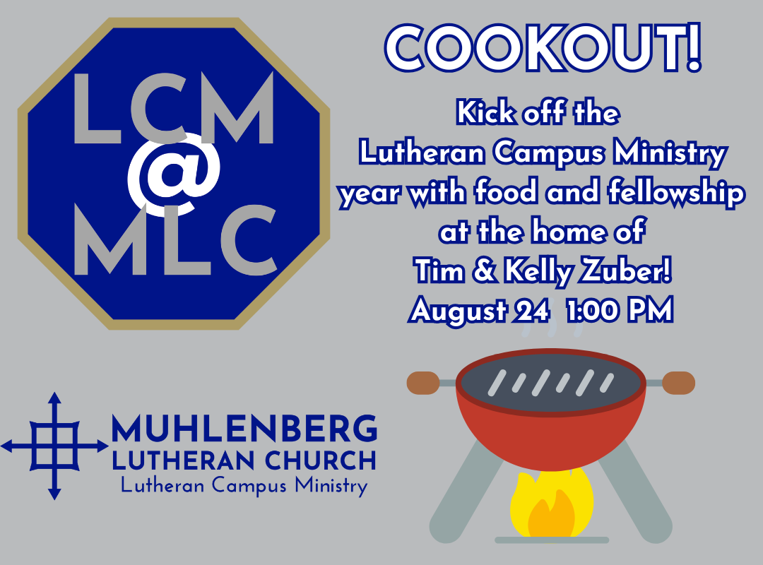 Lutheran Campus Ministry Kick Off Cookout
