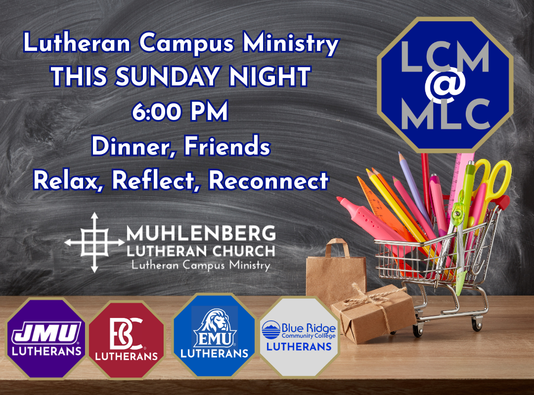 Lutheran Campus Ministry Sunday Night Dinner