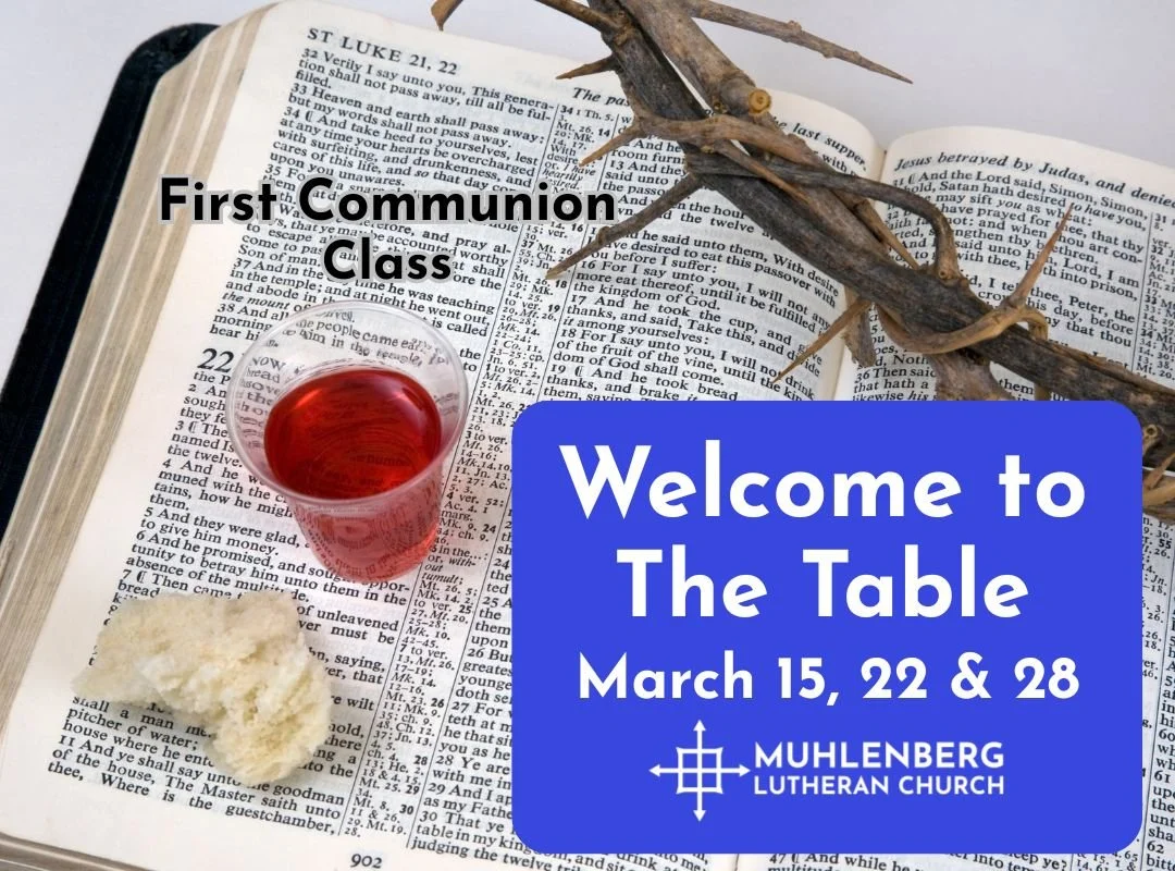 Welcome to the Table - First Communion Class
