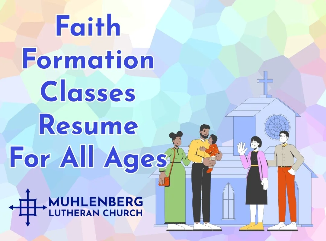 Faith Formation Classes Return